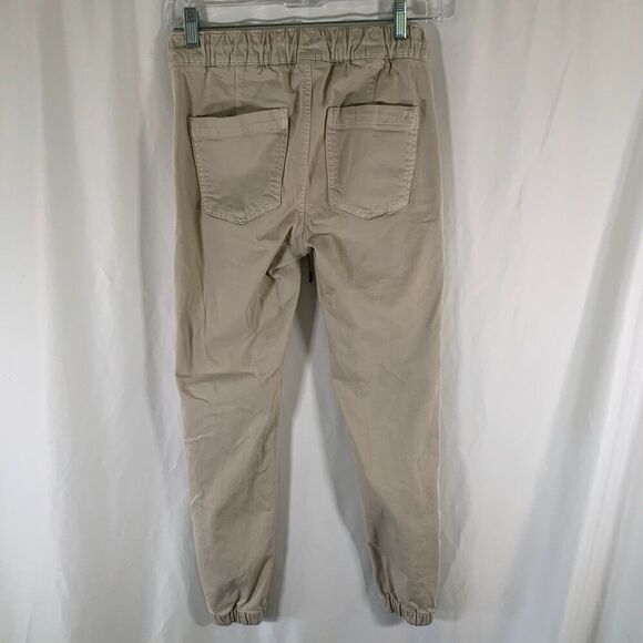 American Eagle Pants Womens 2 Beige Drawstring Next Level Stretch Cotton Blend - Picture 7 of 9